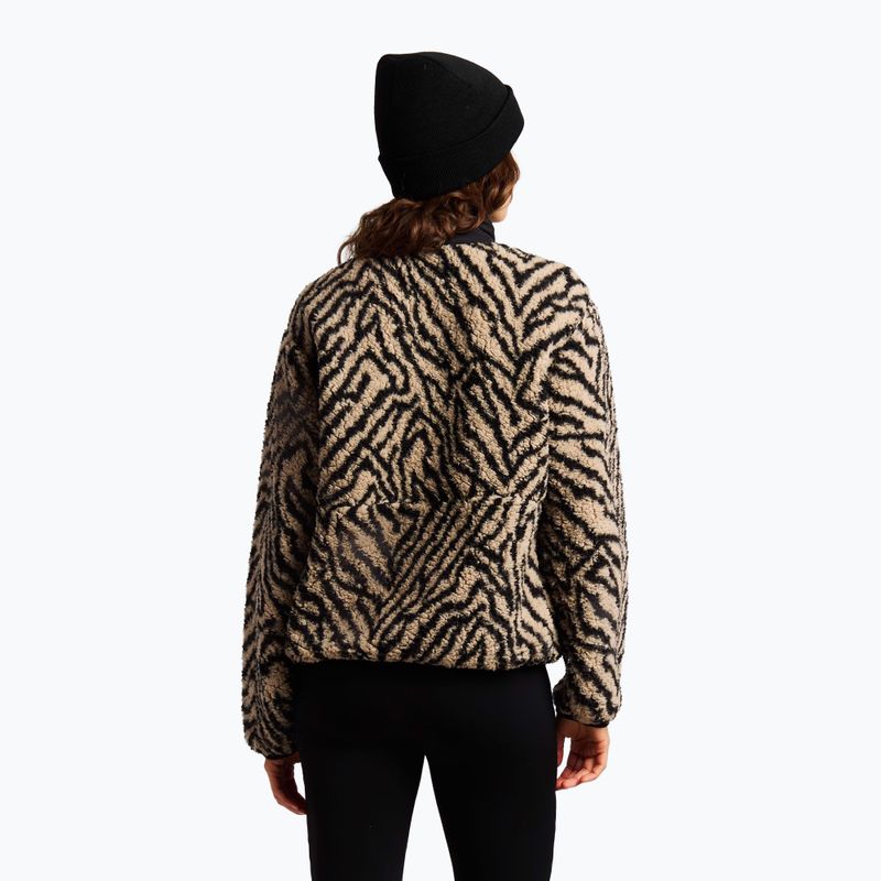Women's fleece sweatshirt Protest PRTJosey 1/4 Button bamboobeige 4