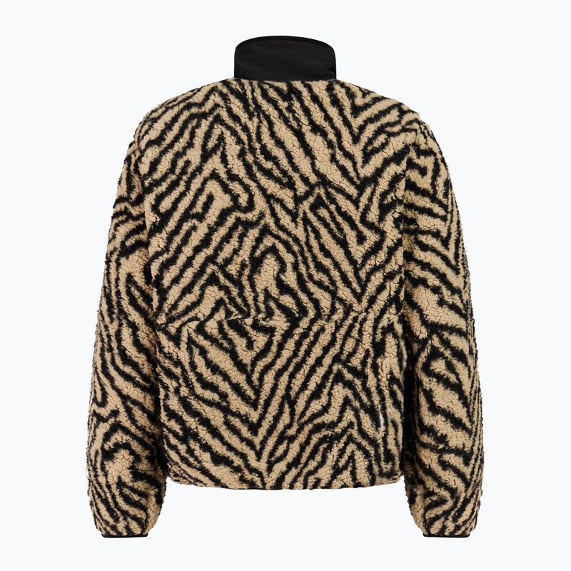 Women's fleece sweatshirt Protest PRTJosey 1/4 Button bamboobeige 7