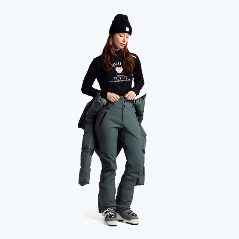 Women's ski suit Protest PRTBuena Zipshift evergreen 3