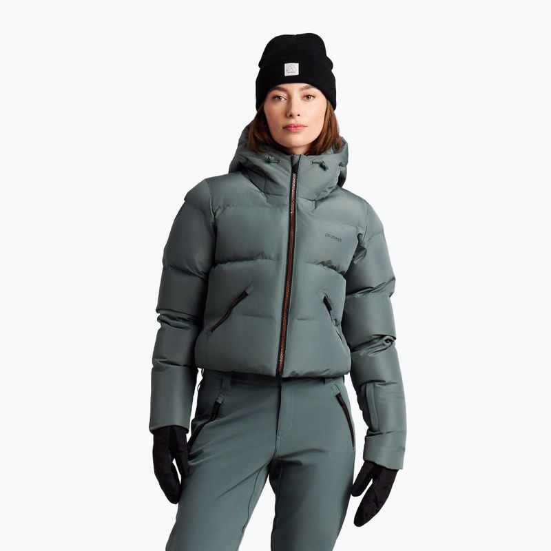 Women's ski suit Protest PRTBuena Zipshift evergreen 4