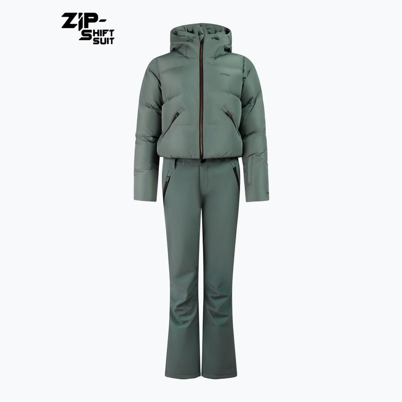 Women's ski suit Protest PRTBuena Zipshift evergreen 7