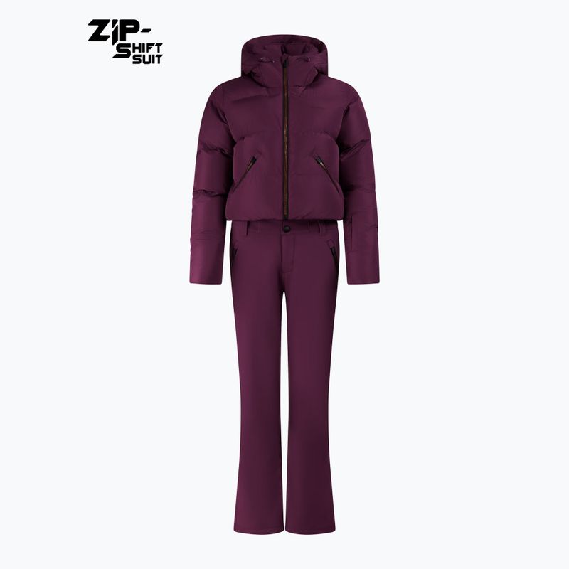 Women's ski suit Protest PRTBuena Zipshift current purple 8