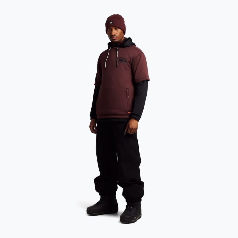 Men's snowboard sweatshirt Protest PRTWodson Riding pecanred 2
