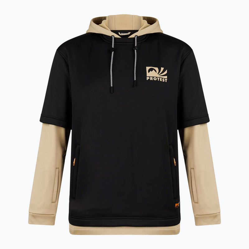 Men's snowboard sweatshirt Protest PRTWodson Riding true black 6