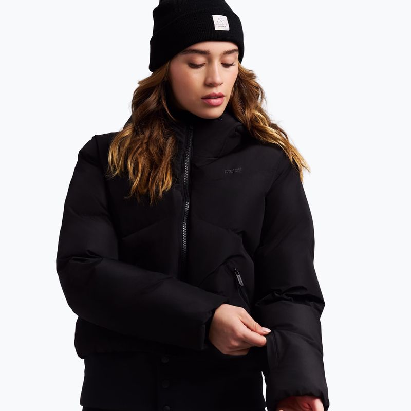 Women's snowboard jacket Protest PRTPreppydos Zipshift true black 5