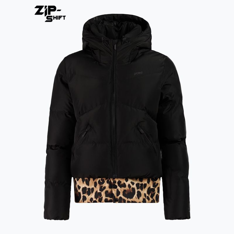 Women's snowboard jacket Protest PRTPreppydos Zipshift true black 6