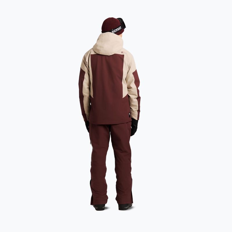 Men's snowboard jacket Protest PRTConnor pecanred 3