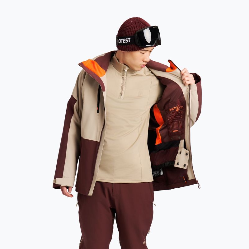 Men's snowboard jacket Protest PRTConnor pecanred 5