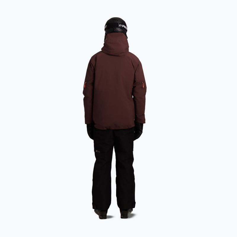 Men's snowboard jacket Protest PRTOffset pecanred 3