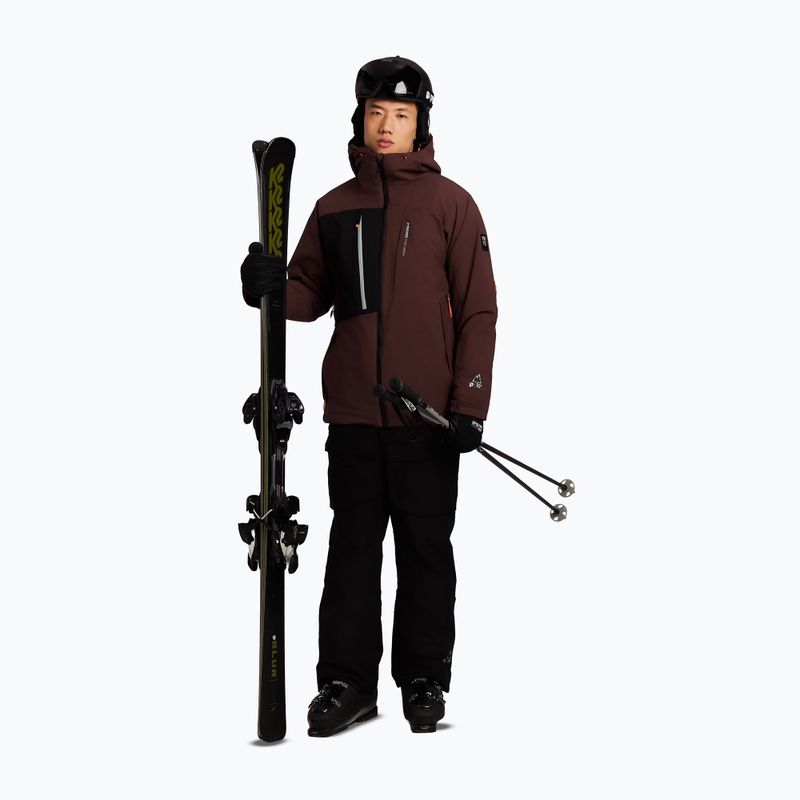 Men's snowboard jacket Protest PRTOffset pecanred 4