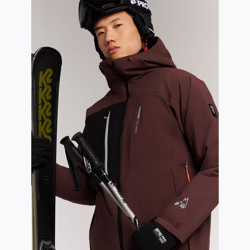 Men's snowboard jacket Protest PRTOffset pecanred 9