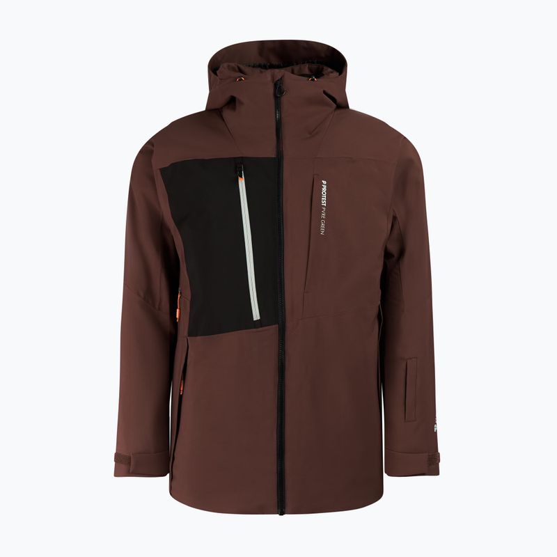 Men's snowboard jacket Protest PRTOffset pecanred 10