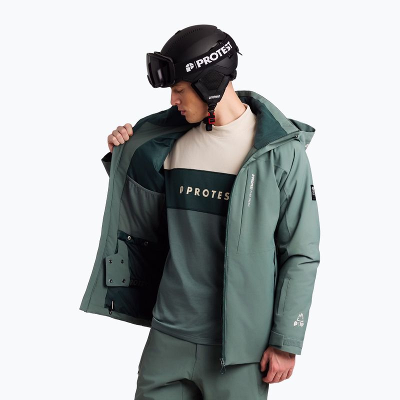 Men's snowboard jacket Protest PRTOffset evergreen 7
