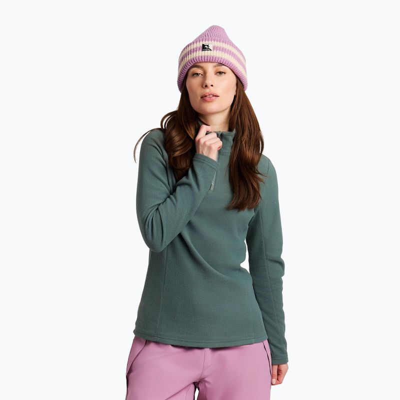 Women's fleece sweatshirt Protest PRTRemutez 1/4 Zip Active evergreen 4