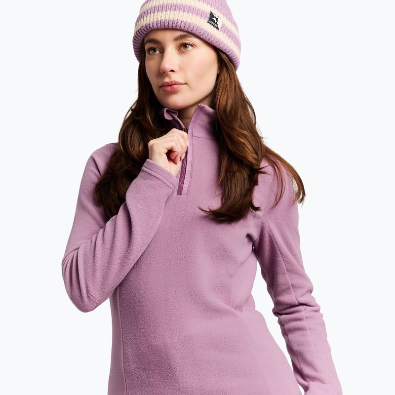 Women's fleece sweatshirt Protest PRTRemutez 1/4 Zip Active valerianlilac 4