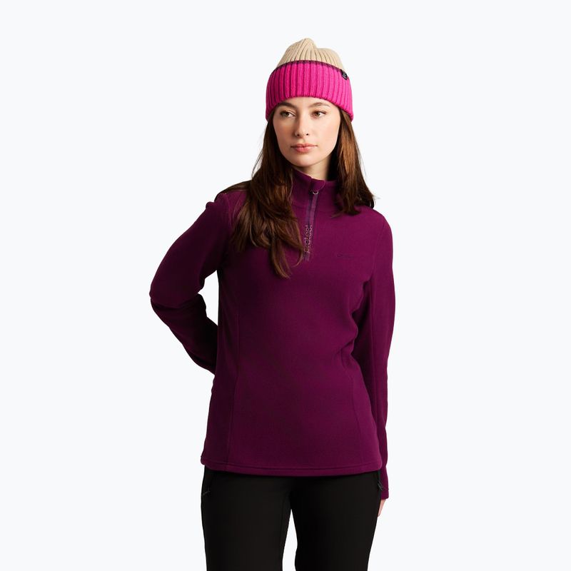 Women's fleece sweatshirt Protest PRTRemutez 1/4 Zip Active current purple
