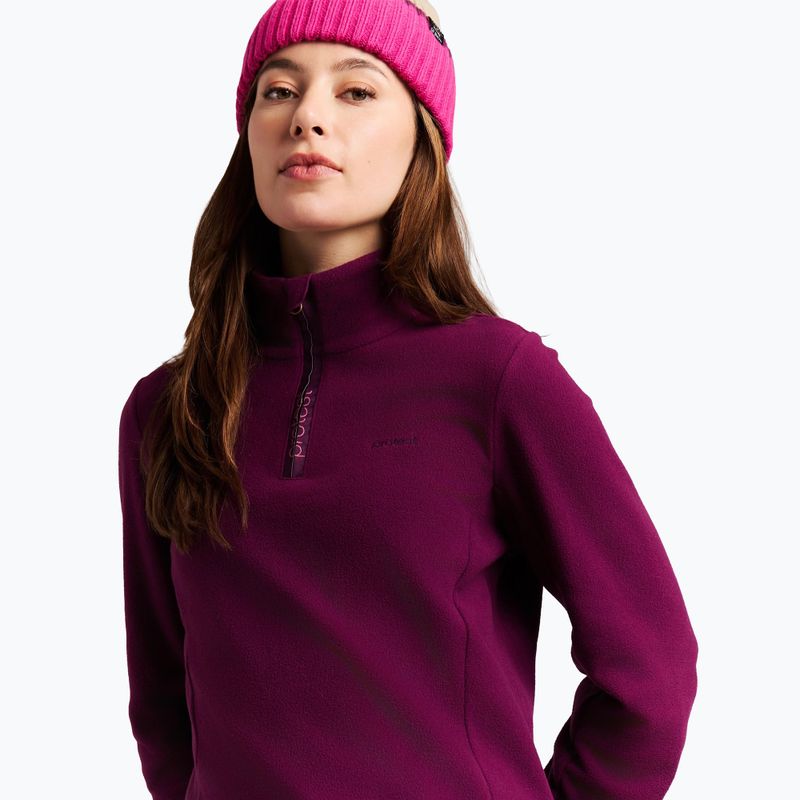 Women's fleece sweatshirt Protest PRTRemutez 1/4 Zip Active current purple 4