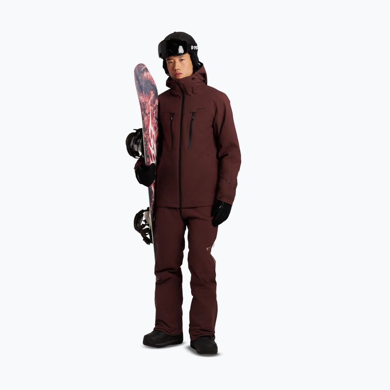 Men's snowboard jacket Protest Prttimothy pecanred 4