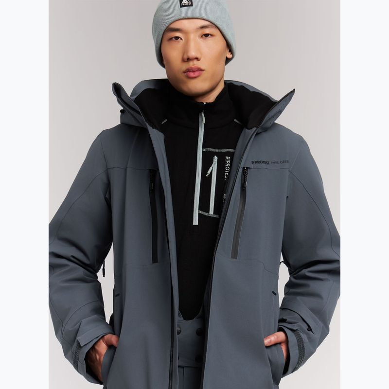 Men's snowboard jacket Protest Prttimothy basaltgrey 5
