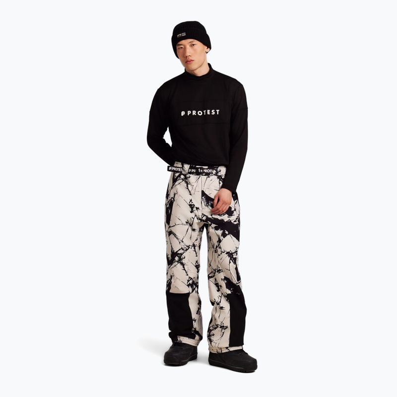 Men's snowboard trousers Protest PRTLutony kitoffwhite 2