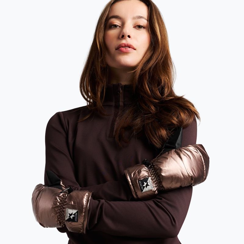 Women's snowboard gloves Protest PRTSelect copper brown 3