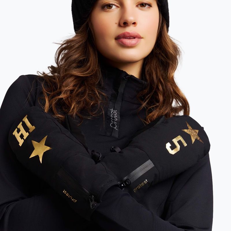 Women's snowboard gloves Protest PRTRight true black 3