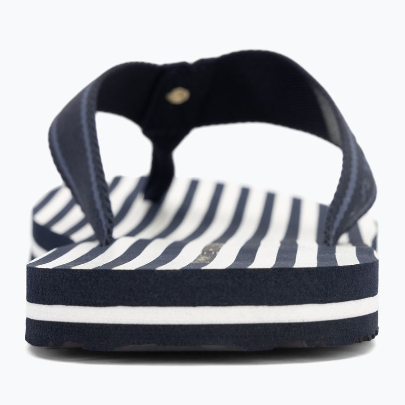 Tommy Hilfiger women's flip flops Stripes Beach Sandal space blue 6