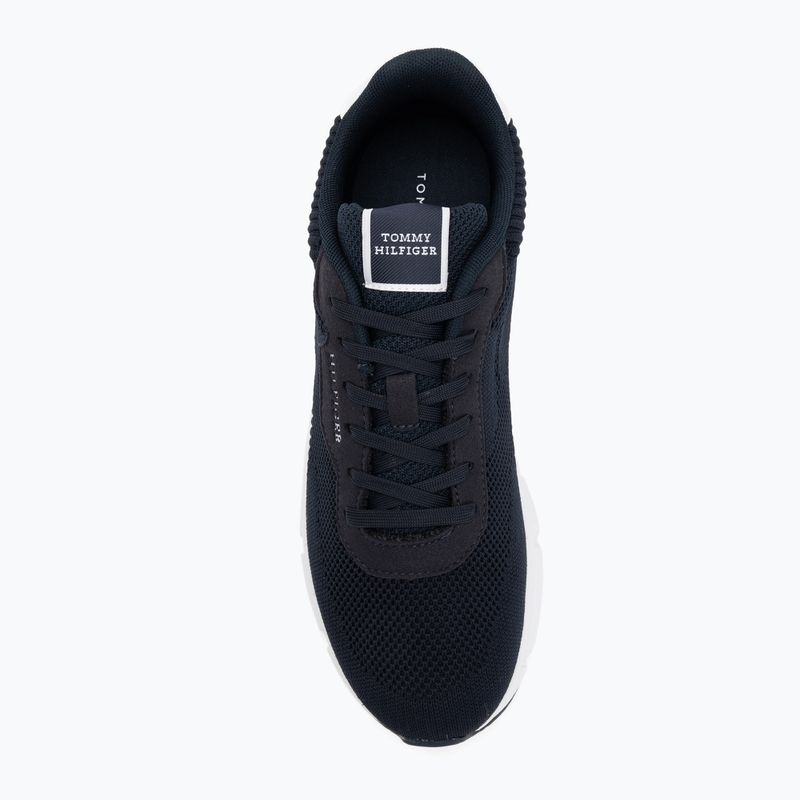 Tommy Hilfiger men's Lightweight RWB Knit desert sky shoes 5