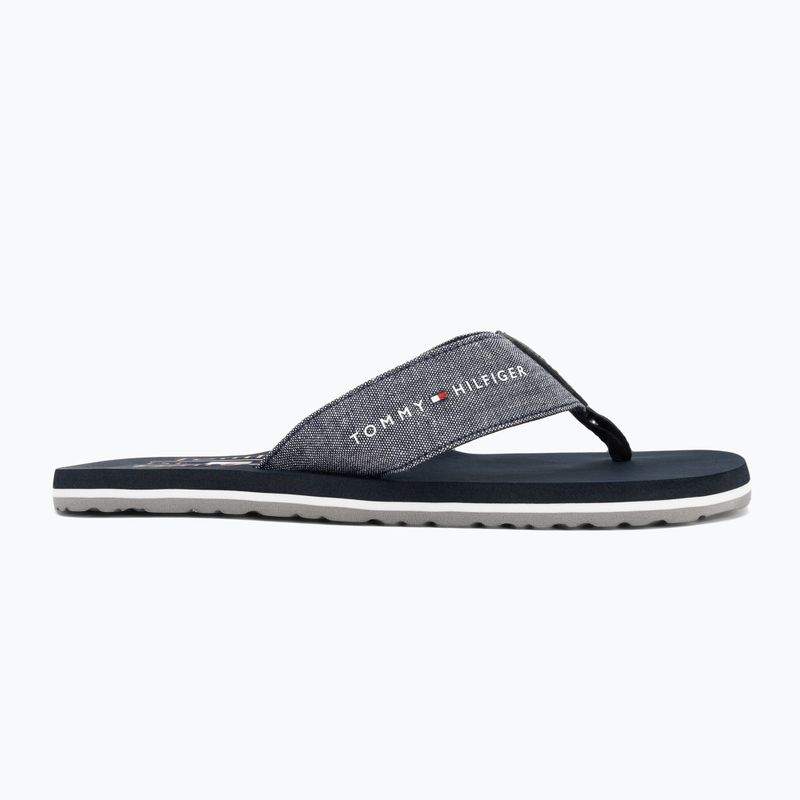 Men's Tommy Hilfiger Chambray Beach Sandal desert sky flip flops 2