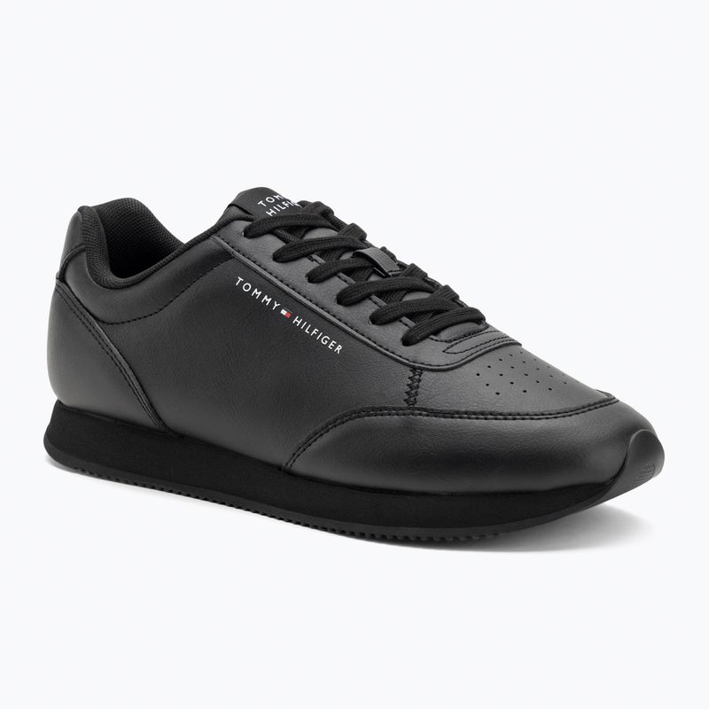 Men's Tommy Hilfiger Lo Runner Pu Mix black shoes