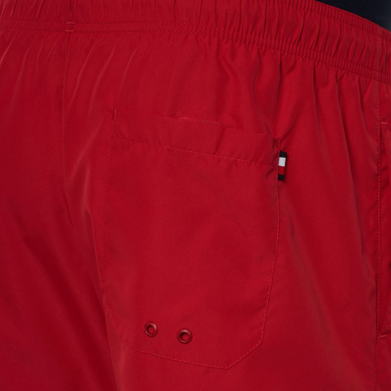 Men's Tommy Hilfiger Medium Drawstring Swim Shorts Dw medium red 3