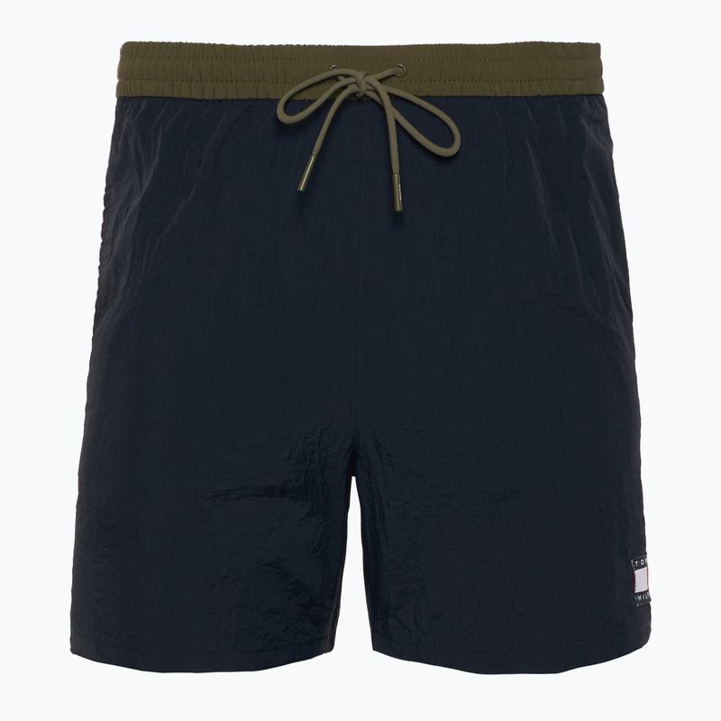 Men's Tommy Hilfiger Medium Drawstring desert sky swim shorts