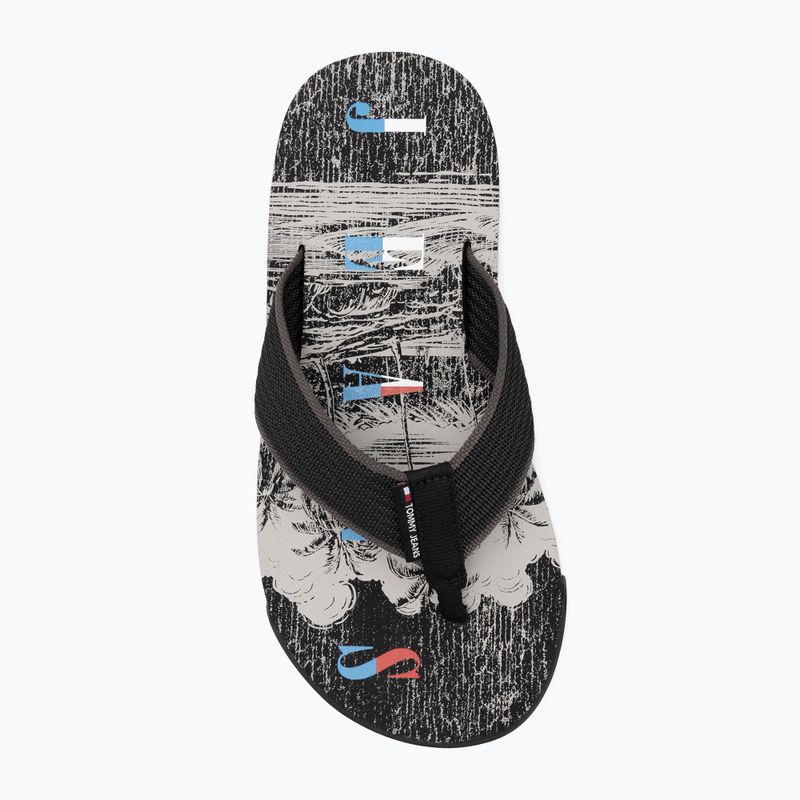 Men's Tommy Jeans Elevated Beach Sandal black 5