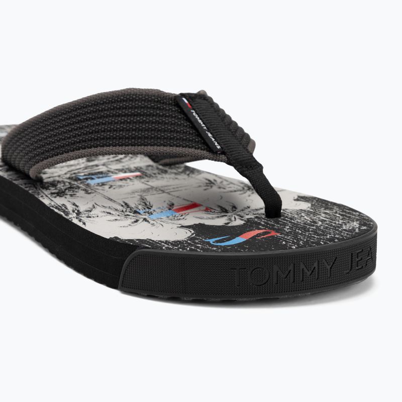 Men's Tommy Jeans Elevated Beach Sandal black 7