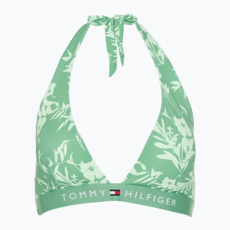Tommy Hilfiger Halter Rp Print swimsuit top floral tropical aop fort green