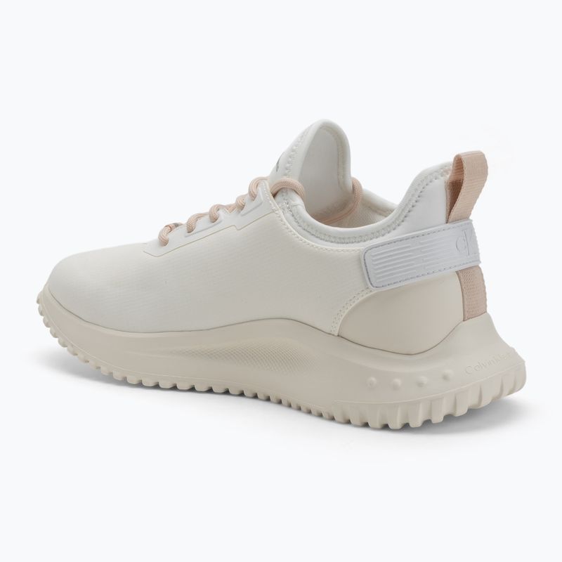 Calvin Klein women's shoes YW0YW01665 Eva Runner Sock Mix In Hitech bright white/creamy white/w pink 3