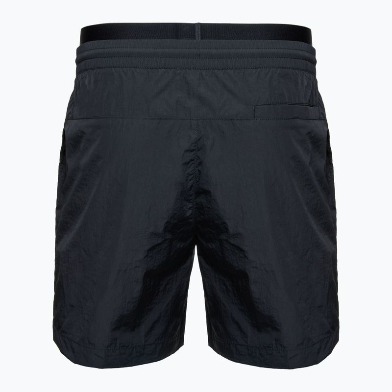 Men's Calvin Klein KM0KM01081 Medium Double Waistband swim shorts black 2