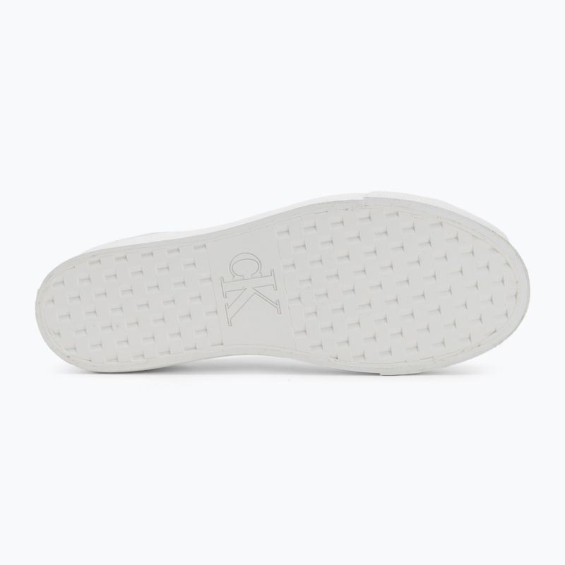 Calvin Klein women's trainers YW0YW01763 Vulc Flatform Low Cv MG triple bright white 4
