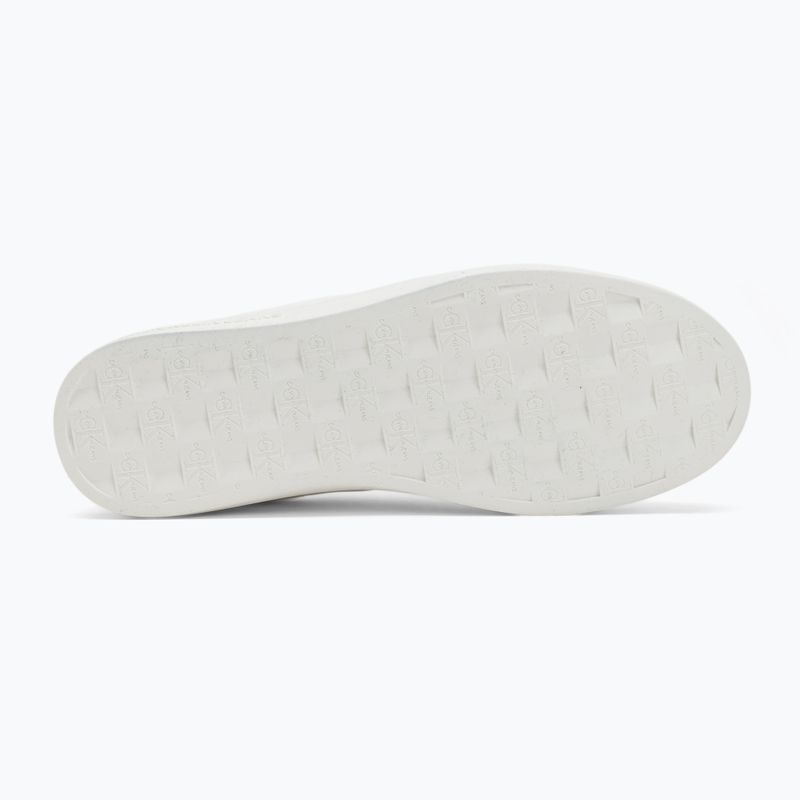 Calvin Klein women's shoes YW0YW01444 Classic Cupsole Lowlaceup Lth Wn bright white/moonlight jade 4
