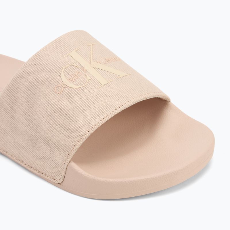 Calvin Klein women's slides YW0YW01835 Slide Monogram Wn triple whisper pink 7
