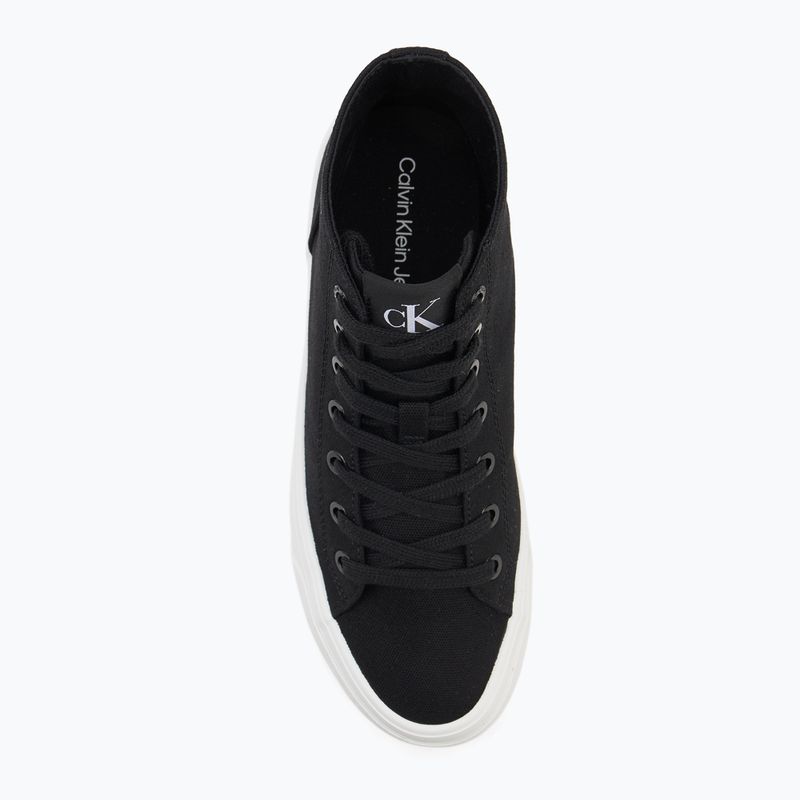Calvin Klein women's trainers YW0YW01764 Vulc Flatform Mid Cv Mg black/bright white 5