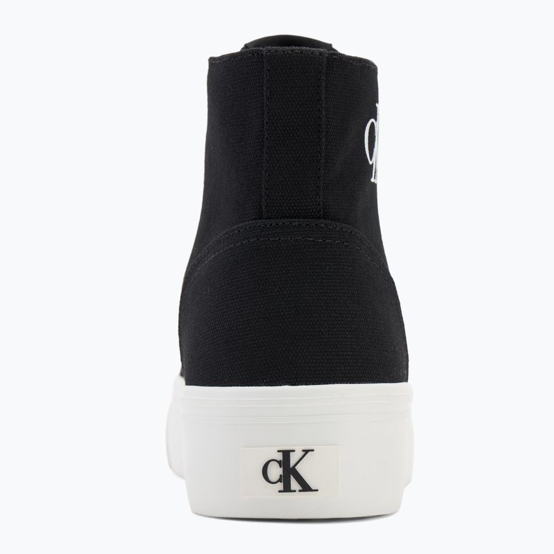 Calvin Klein women's trainers YW0YW01764 Vulc Flatform Mid Cv Mg black/bright white 6