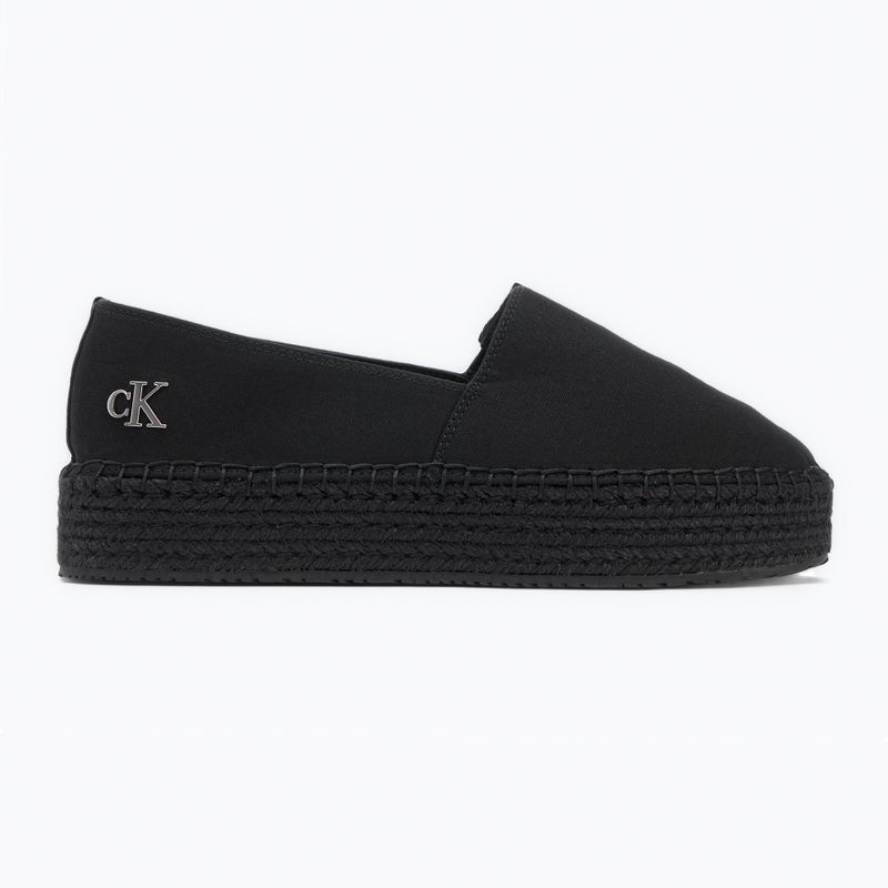 Women's shoes Calvin Klein Flatform Espadrille Mg/Hdw triple black 2