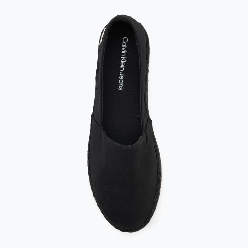 Women's shoes Calvin Klein Flatform Espadrille Mg/Hdw triple black 5