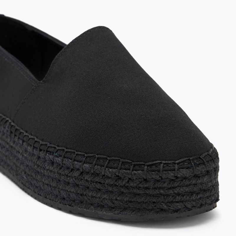 Women's shoes Calvin Klein Flatform Espadrille Mg/Hdw triple black 7