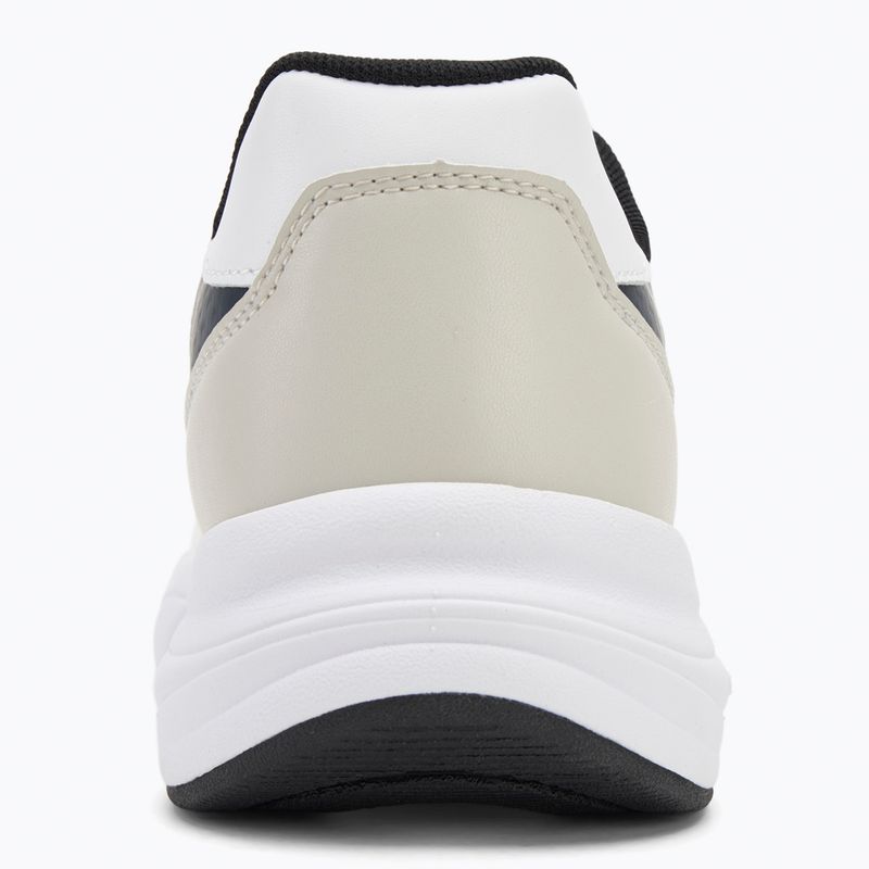 Calvin Klein women's shoes YW0YW01887 Retro Tennis Knit Mg bright white/silver bich/navy 6