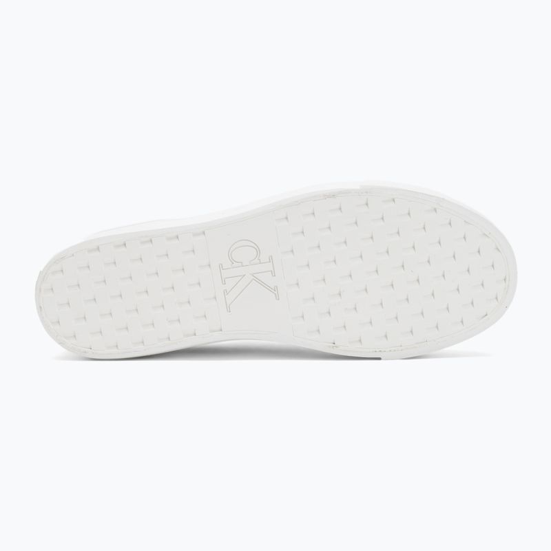 Calvin Klein women's trainers YW0YW01763 Vulc Flatform Low Cv MG eggshell/creamy white 4