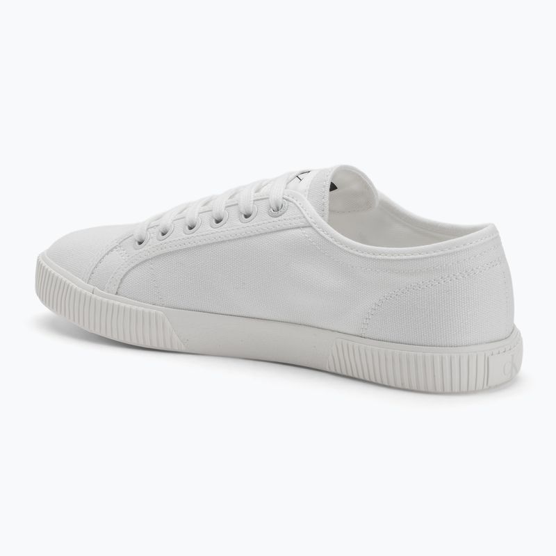 Calvin Klein women's trainers YW0YW01762 Ess Vulc Low Cv Mg Wn triple bright white 3