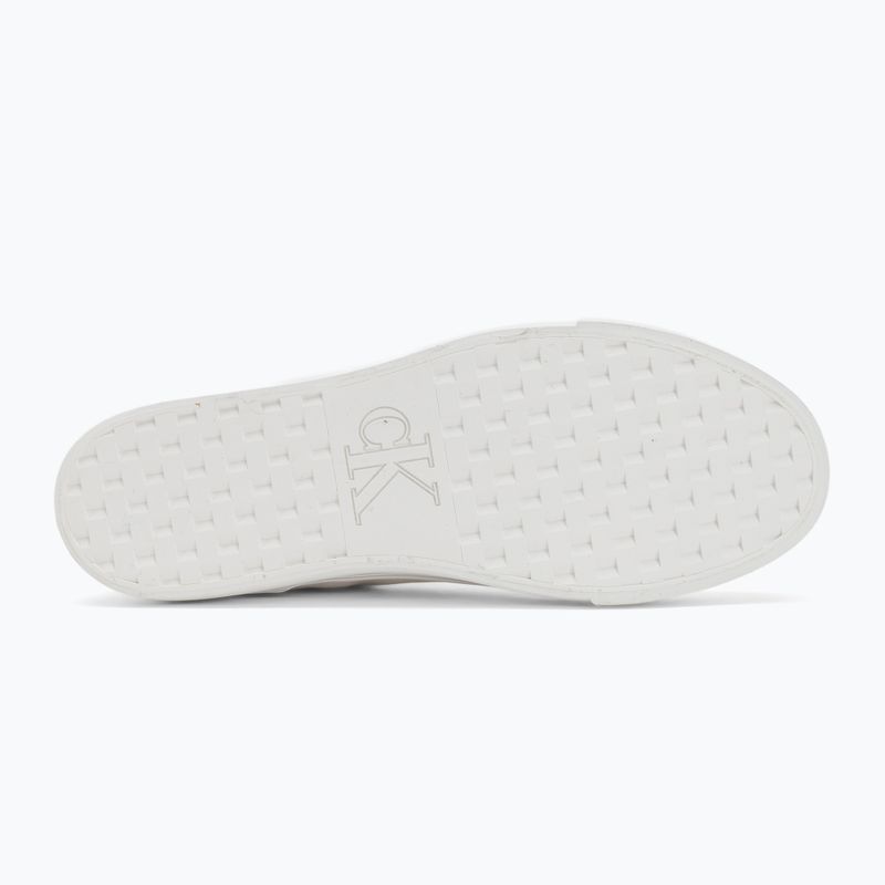 Calvin Klein women's trainers YW0YW01764 Vulc Flatform Mid Cv Mg triple bright white 4