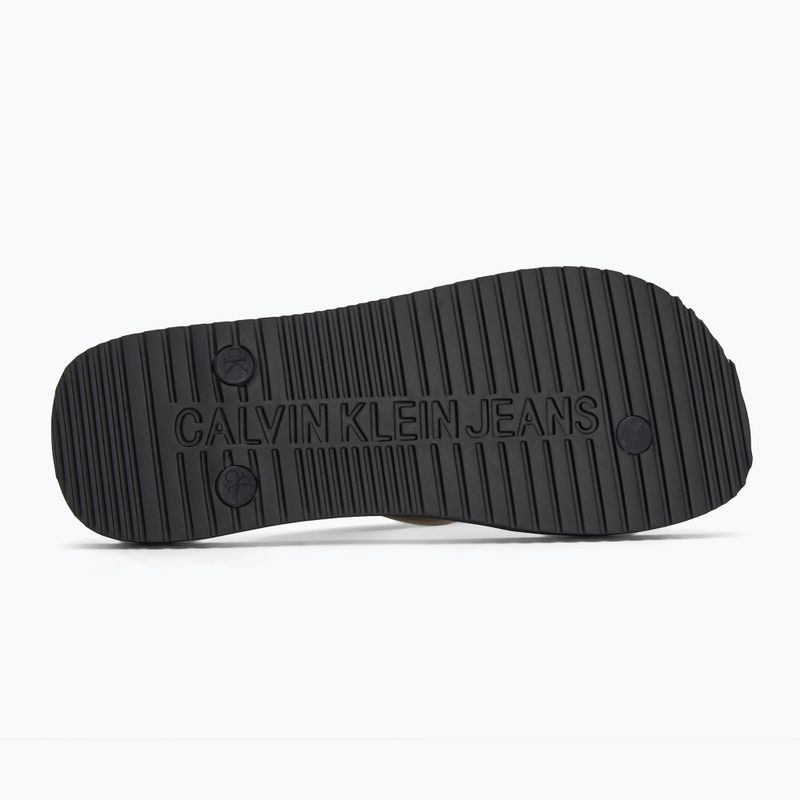 Calvin Klein women's flip flops YW0YW01829 Beach Sandal Transparent Tpu black 4